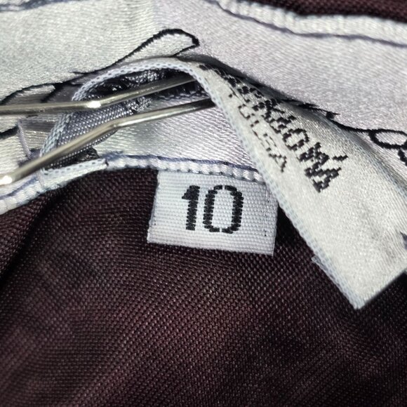 Womens Miss Jacksons Tulsa Lanna Black 100% Leather Pencil Skirt Lined Size 10 - Picture 3 of 8